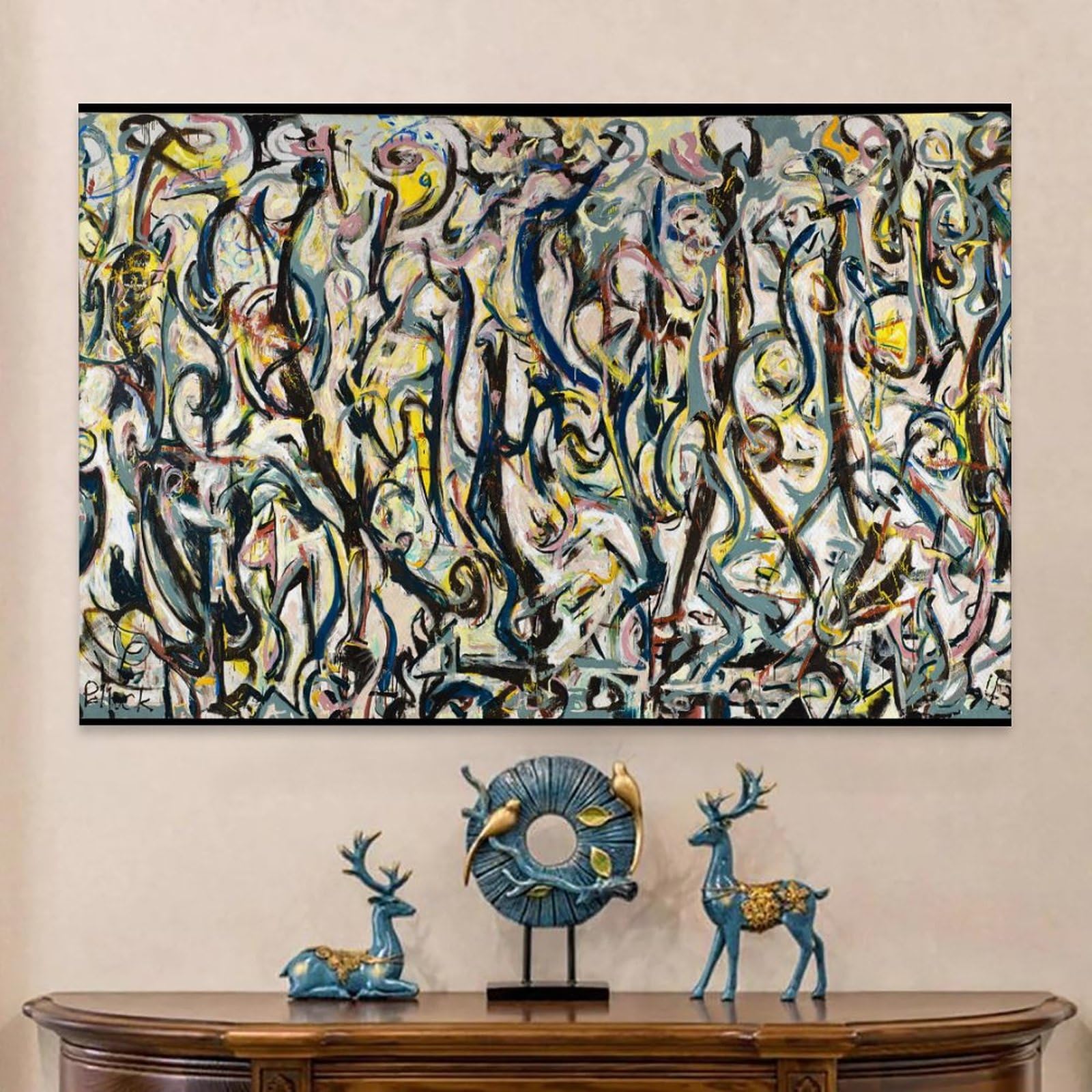 Amazon｜Jackson Pollockジャクソンポロックアメリカの抽象画家たちの